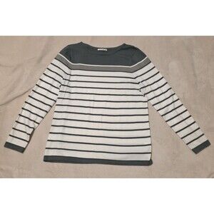 Pink Clover Top Striped Shirt Color Green and White XL